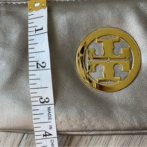 Tory Burch clutch. Silver